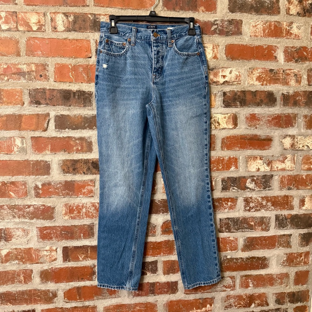 P71 - J. Crew Women's High Rise Straight Leg Jeans